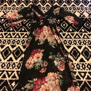 Gorgeous Sheer Bell Sleeve Dress